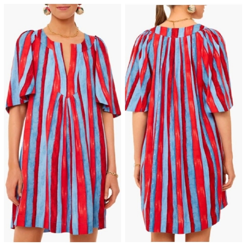 Pomander Place Finley Striped Linen Dress